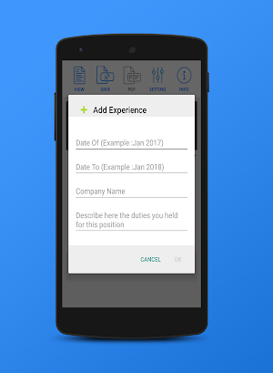 Free CV Creator Screenshot 3