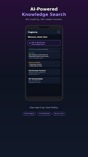 Cognova — AI Knowledge Base Screenshot 0