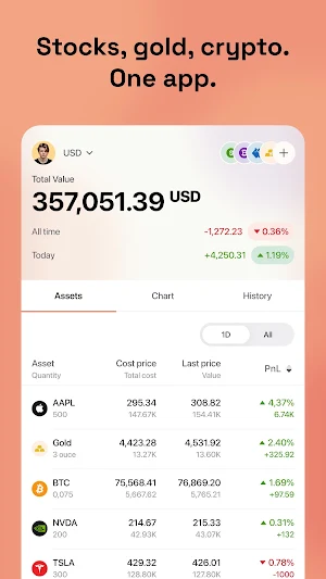 Investea: Portfolio Tracker Screenshot 0