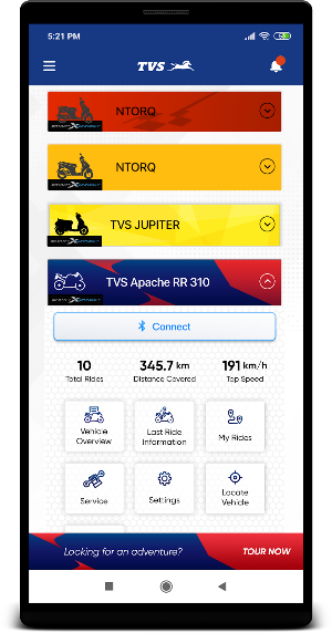 TVS Connect Screenshot 1