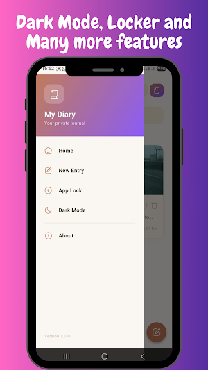 Personal Diary with Lock Screenshot 1
