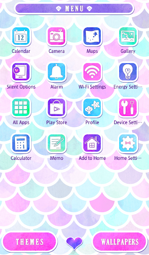 Mermaid Scales Theme Screenshot 1