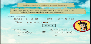 Solving Problems Involving Arithmetic Sequence Screenshot 1