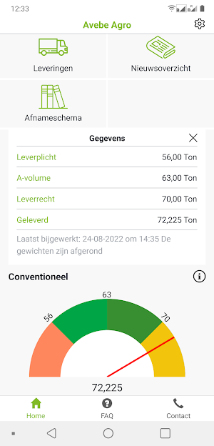 Avebe Agro Portal Screenshot 1