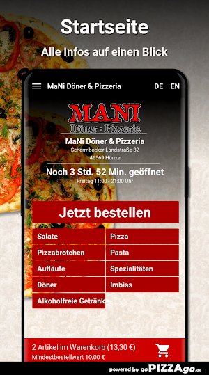 MaNi Döner - Pizzeria Hünxe Screenshot 1