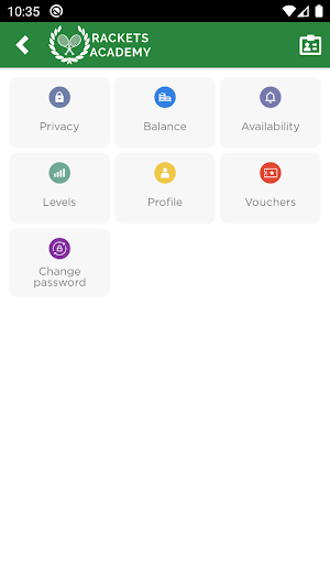 Rackets Academy Screenshot 2