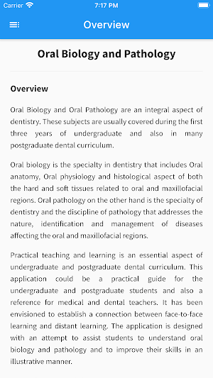 Oral Biology and Pathology Screenshot 0