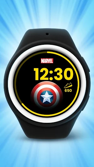 Captain America Watch Face Screenshot 2