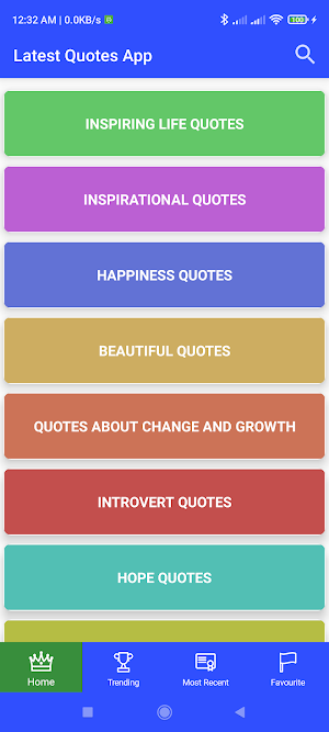 Latest Quotes App 2021 Screenshot 1