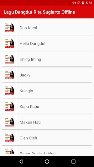 Lagu Dangdut Rita Sugiarto Offline + Lirik Screenshot 1
