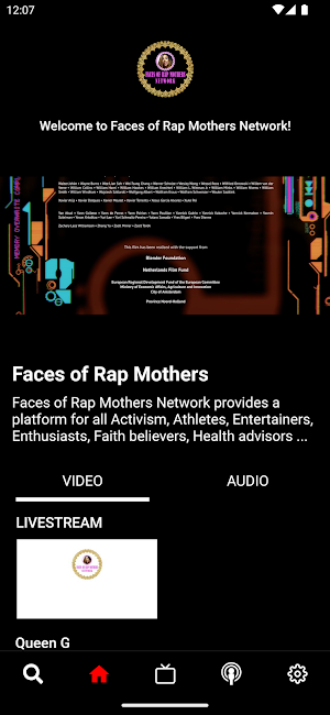 Faces of Rap Mothers Network Screenshot 0