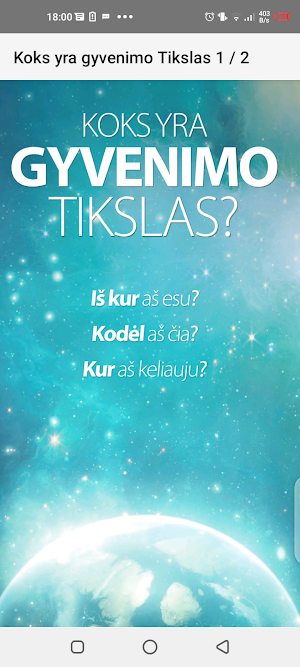 Koks yra gyvenimo Tikslas Screenshot 0