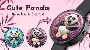 Cute Panda Watch Faces Screenshot 3
