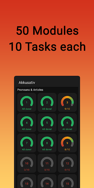 German grammar: Akkusativ Screenshot 1