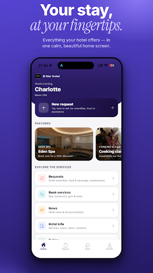 SmartHotels Guest Screenshot 0