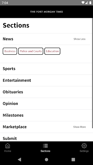 Fort Morgan Times Screenshot 2
