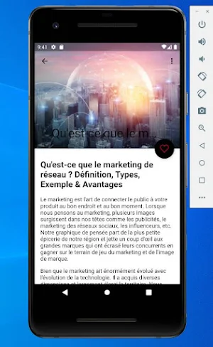 Marketing de réseau - Affaires Screenshot 1