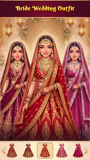 Indian Wedding Makeup Game Screenshot 0