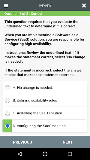 98-364 All-in-One Exam Screenshot 3
