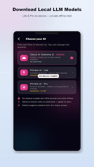 Local LLM Private AI Chat Screenshot 3