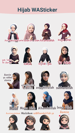 Hijab Sticker - WASticker Screenshot 0