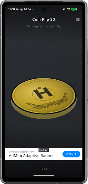 Coin Flip 3D - Coin Toss Screenshot 1
