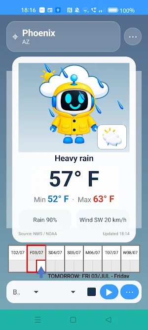 Simple Weather USA Screenshot 2