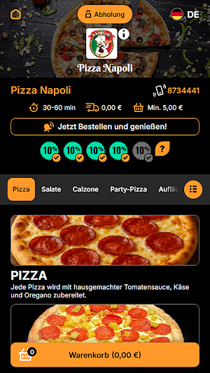Pizza Napoli Garbsen Screenshot 2