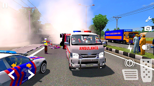 Police Car Ambulance Firetruck Screenshot 0