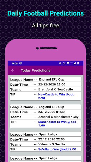 RR Football Predictions Screenshot 3