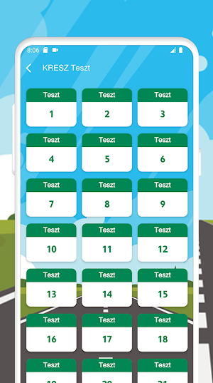KRESZ Teszt Screenshot 1