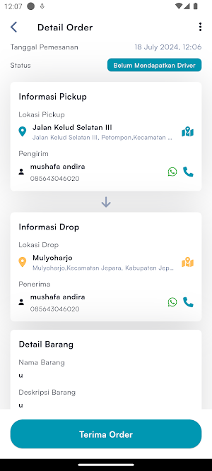 Angkut.in Partner Screenshot 0