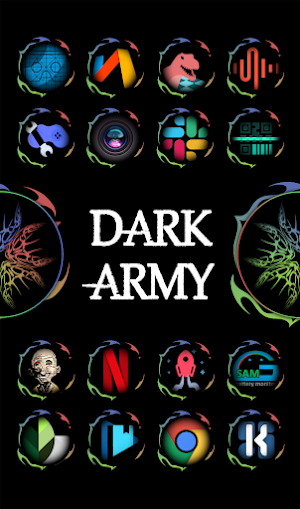Dark Army Omni Icon Pack Screenshot 0