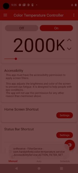Color Temperature Controller Screenshot 2