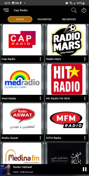 Cap Radio App On Line Screenshot 0
