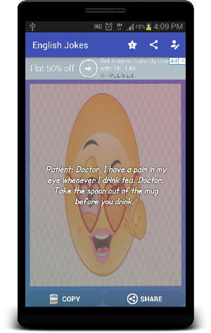 English Funny Jokes SMS/Status Screenshot 2