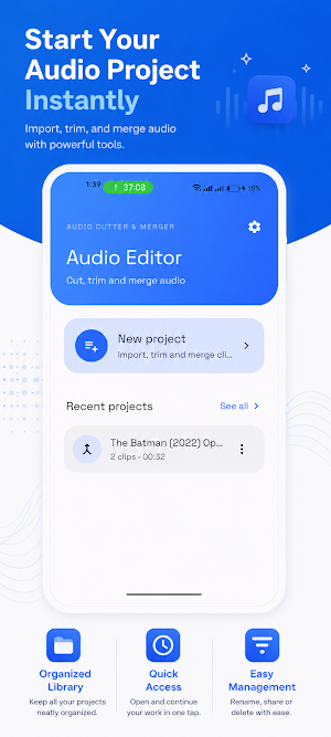 Audio Cutter & Merger Screenshot 0