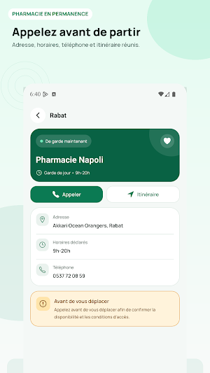 Pharmacie en Permanence Screenshot 3