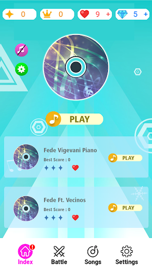 Fede Vigevani Piano tiles Screenshot 0