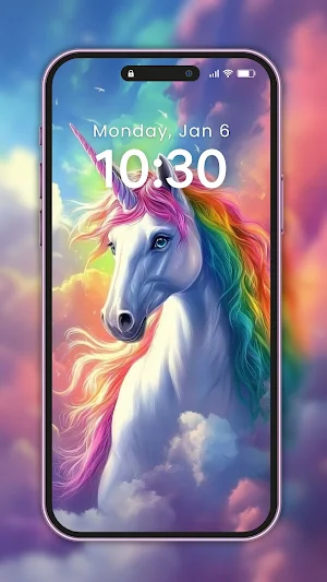 Unicorn Wallpaper for Girls Screenshot 2