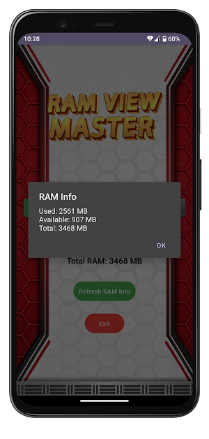 RAM View Master Screenshot 1