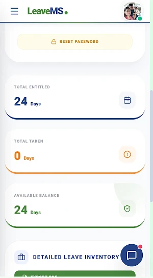 LeaveMS Screenshot 1