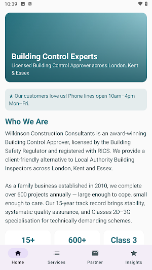 Wilkinson Construction Screenshot 0