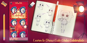 Learn to Draw Chibi Celebrity Screenshot 1