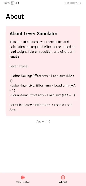 Lever Simulator Screenshot 1