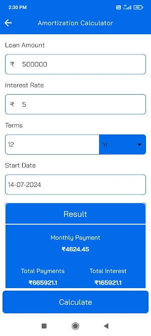 LoanGod - Emi Loan Calculator Screenshot 3