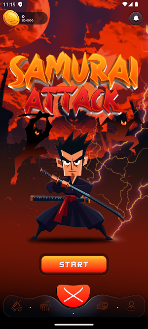 Samurai Attack Screenshot 1