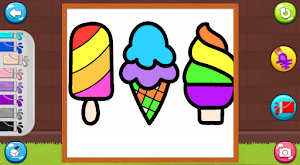 coloring sweet ice cream boba Screenshot 0