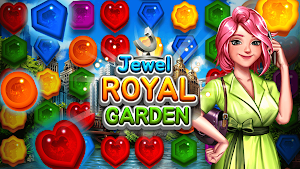 Jewel Royal Garden: Match 3 gem blast puzzle Screenshot 0