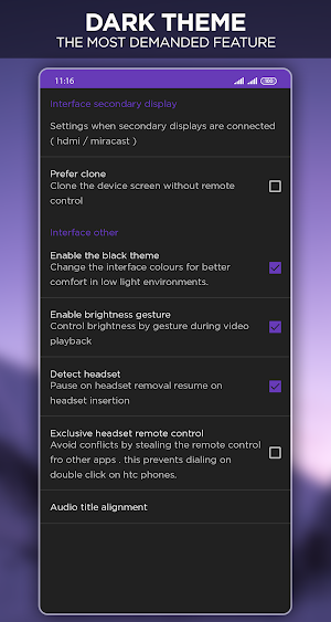 Mp4 HD Player - Music Player & Media Player Screenshot 0